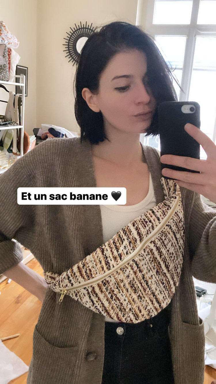 Sac Banane (modèle XL) // NOEMIE