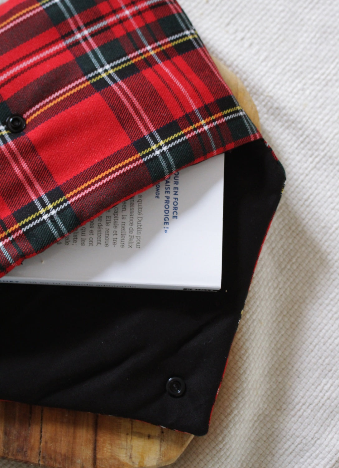 Pochette à livre L'ECOSSAISE // Format poche