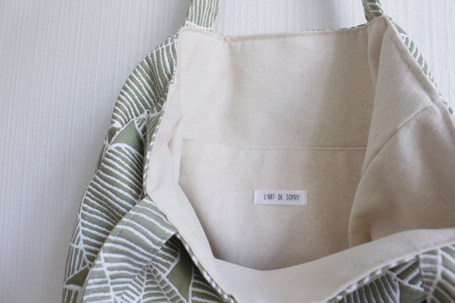 Sac cabas toile doublé // ESMEE