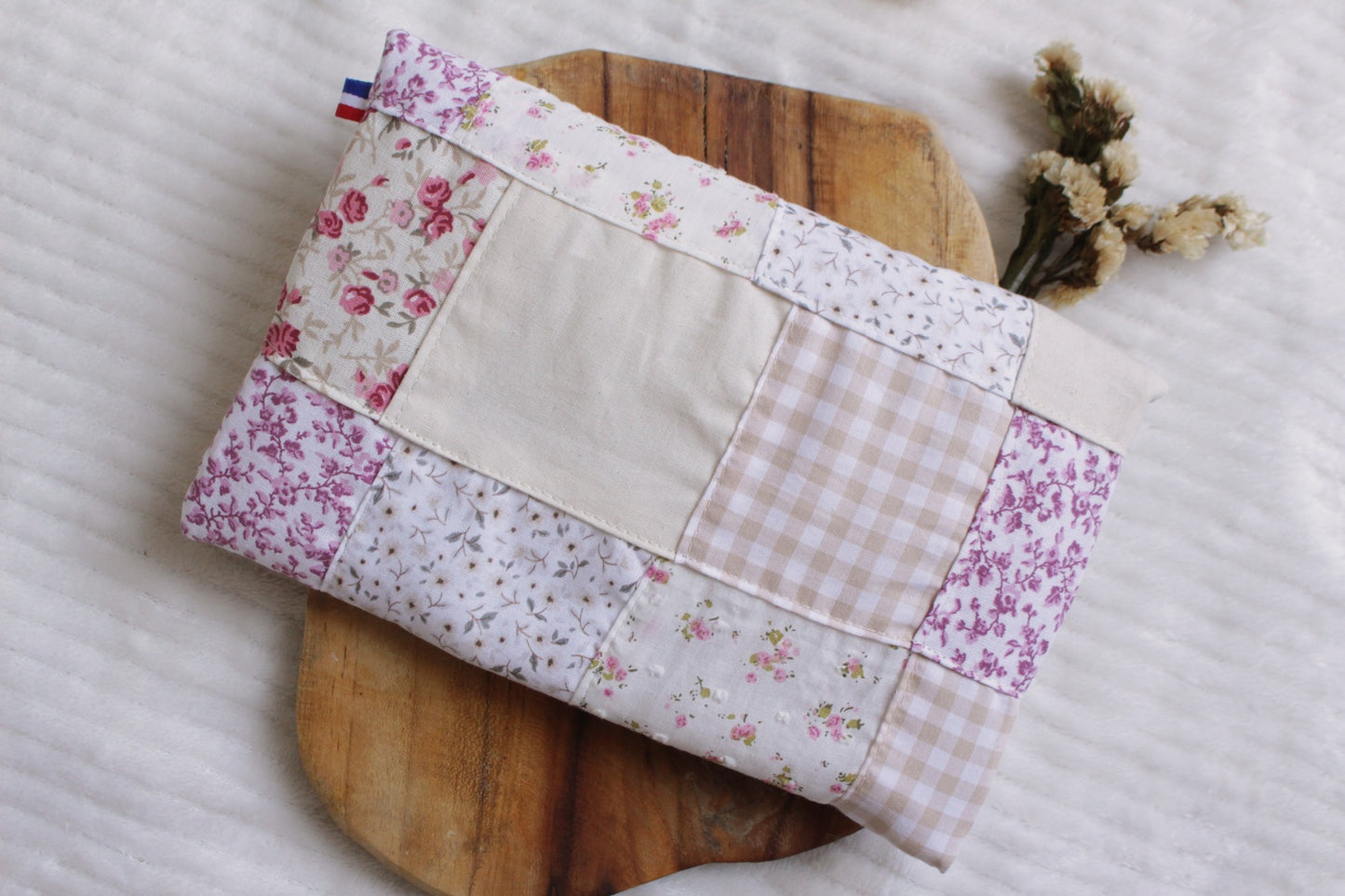 Pochette à livres (format poche) PATCHWORK // Pièce unique