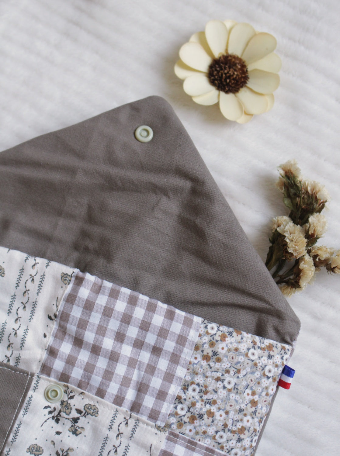 Pochette à livres (format poche) PATCHWORK // Pièce unique