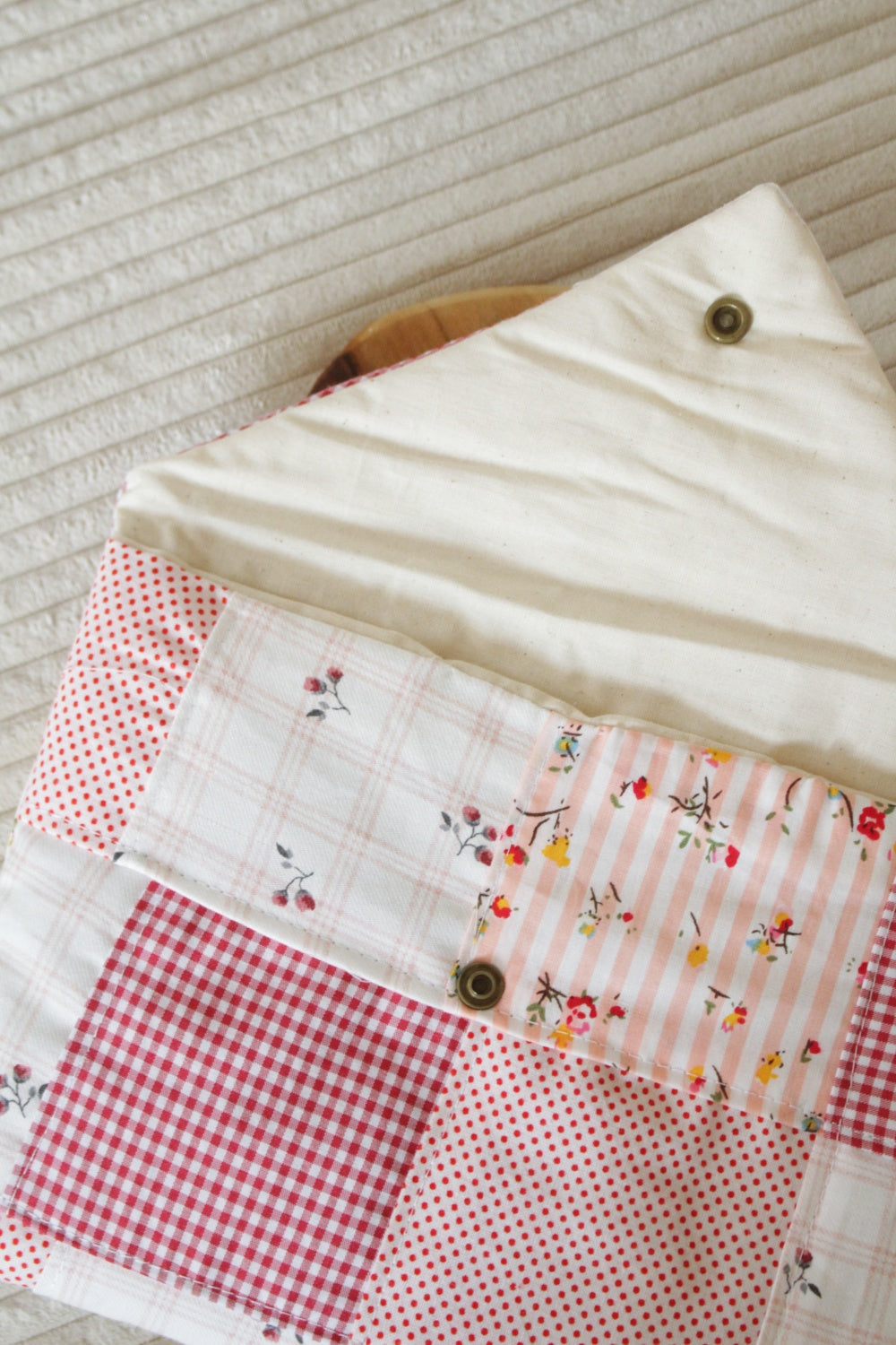 Pochette à livres (format poche) PATCHWORK // Pièce unique