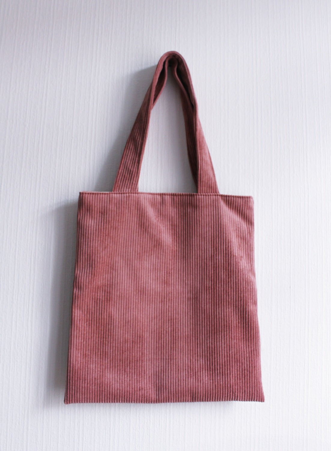 Tote bag en velours côtelé & doublé // GARANCE (divers coloris)
