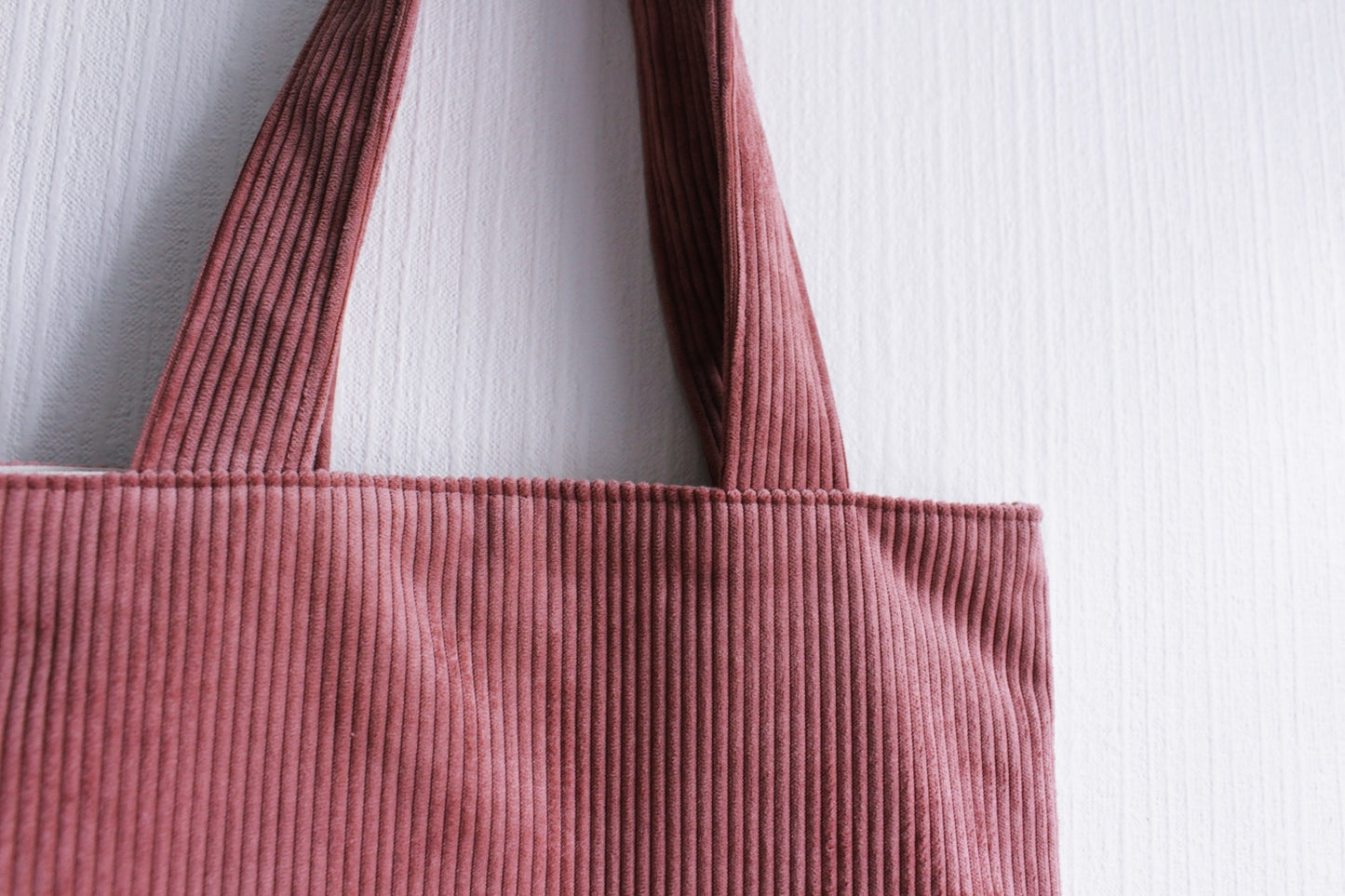 Tote bag en velours côtelé & doublé // GARANCE