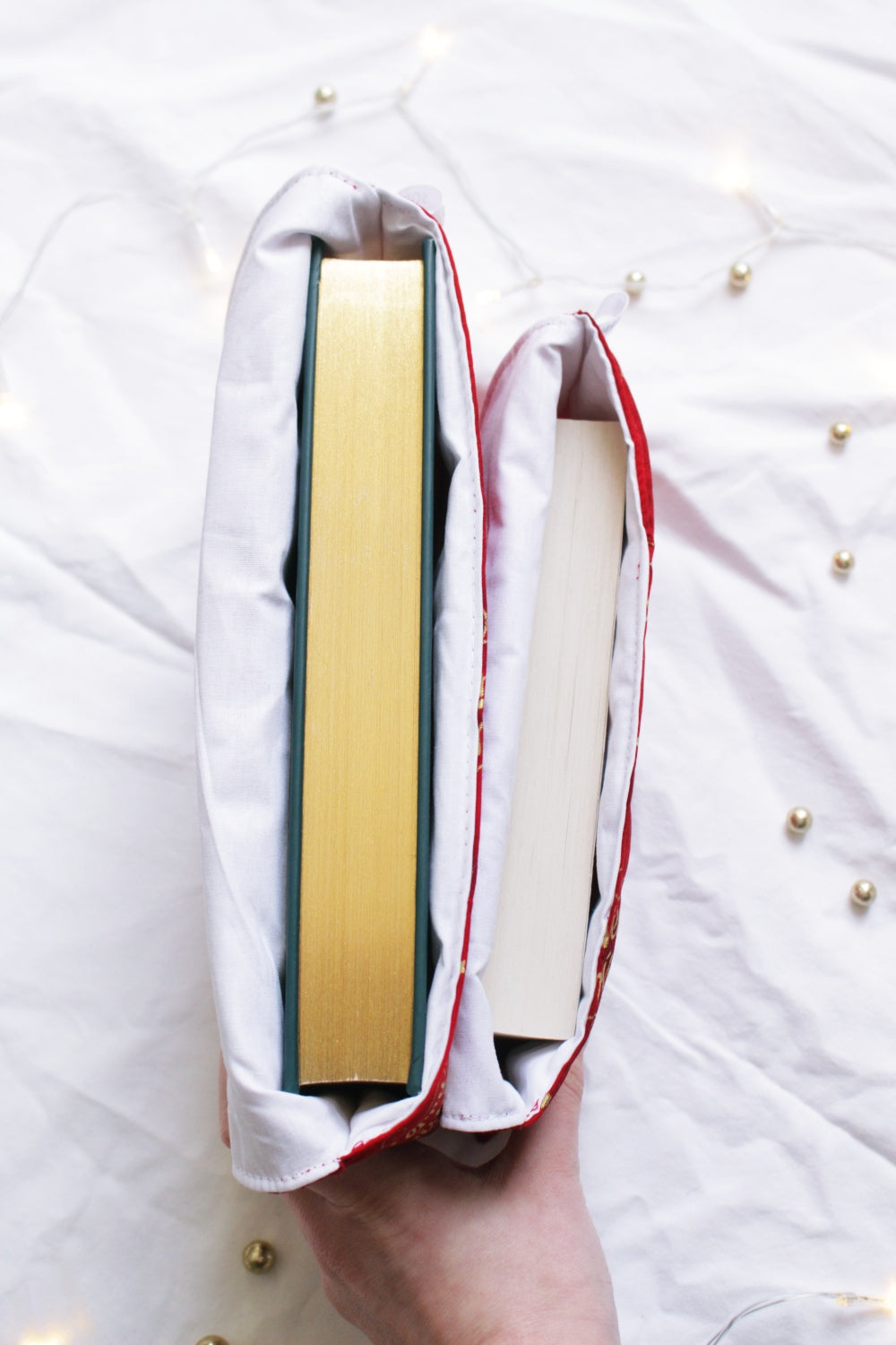 Pochette à livres (GF & poche) // MERRY CHRISTMAS