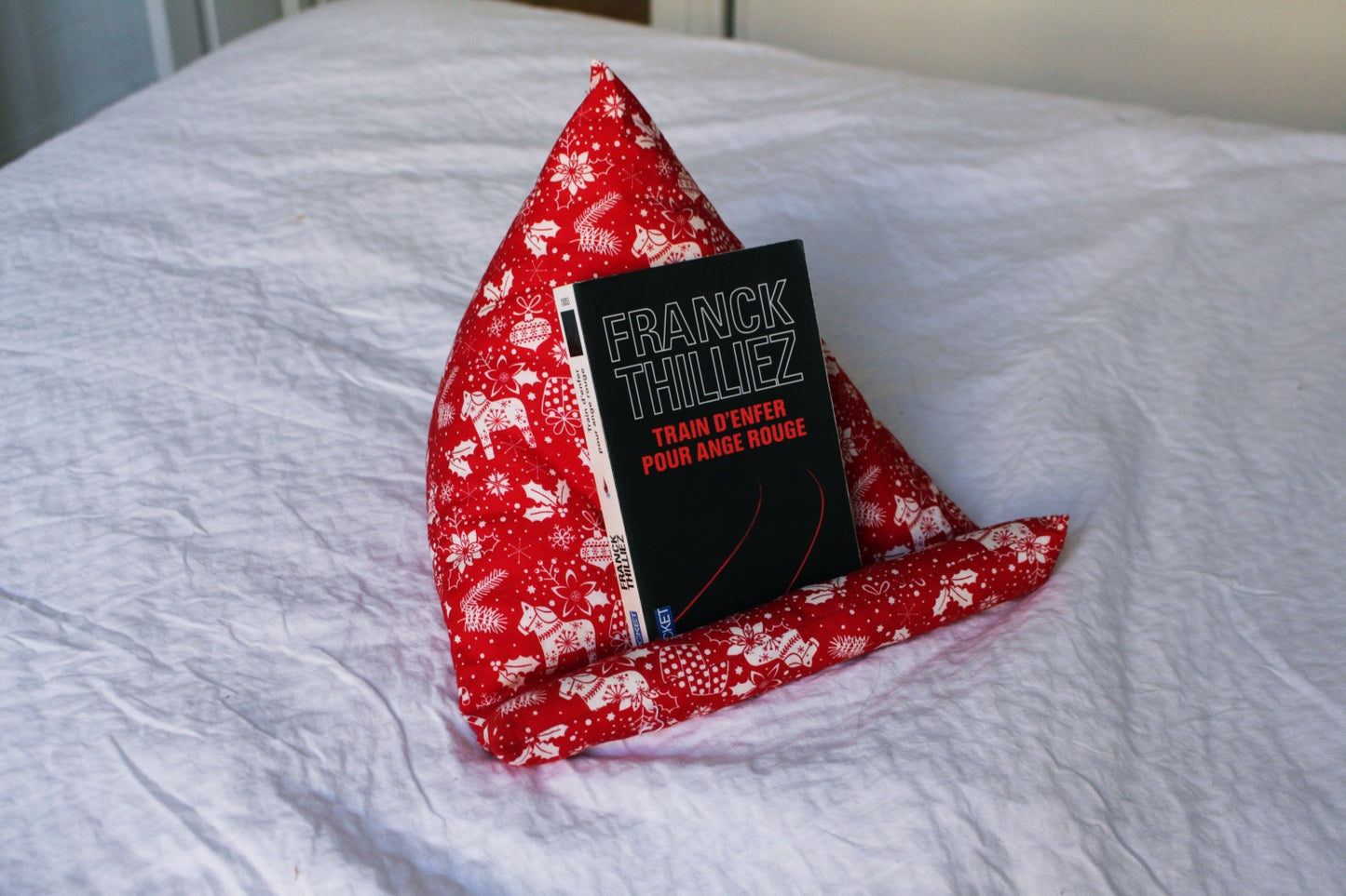 Coussin berlingot de lecture RED HORSE