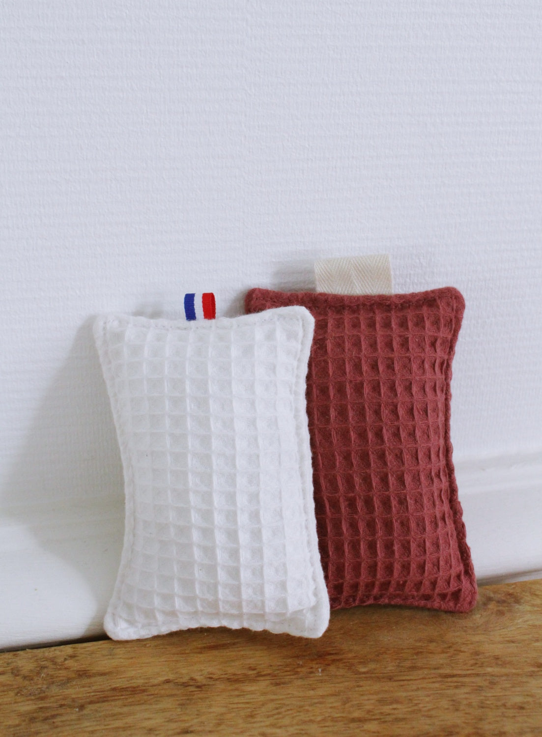Eponges lavables 100% nid d'abeille