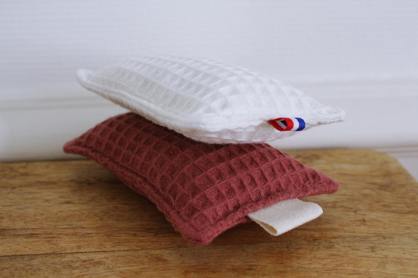 Eponges lavables 100% nid d'abeille