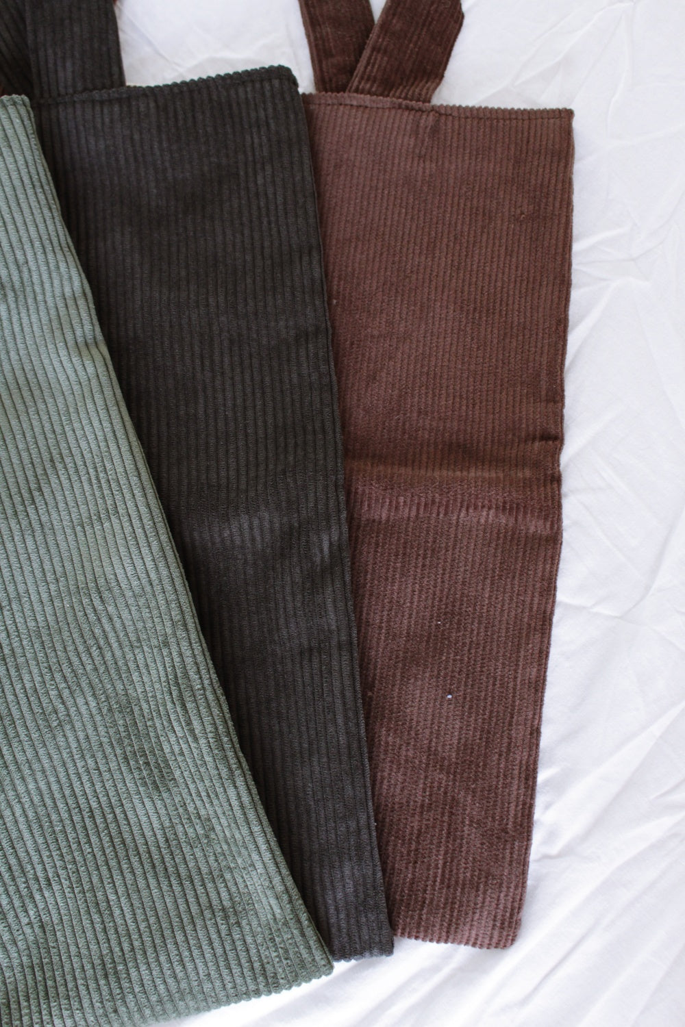 Tote bag en velours côtelé & doublé // GARANCE (divers coloris)