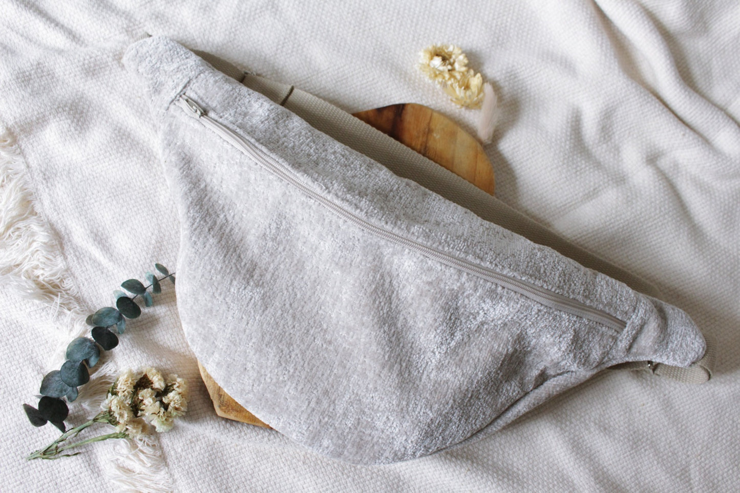 Sac banane XL // BLANCHE