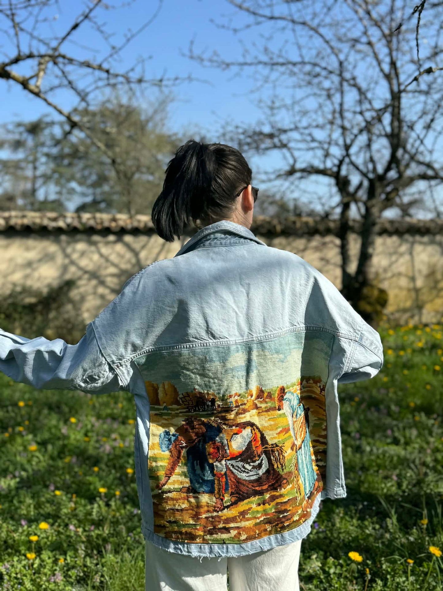 Denim Jacket & Canevas (L) // DES GLANEUSES