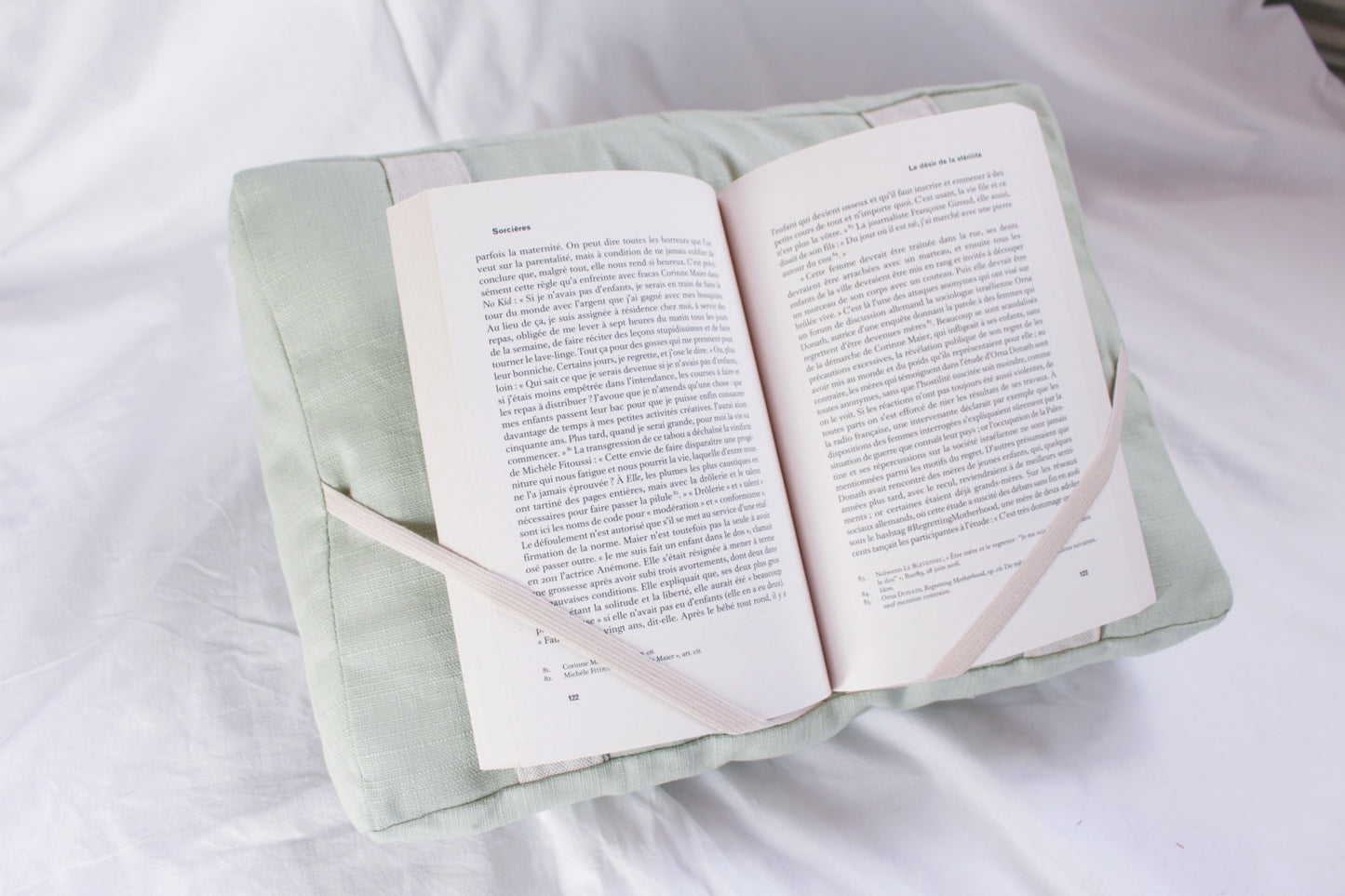 Coussin de lecture // SAUGE