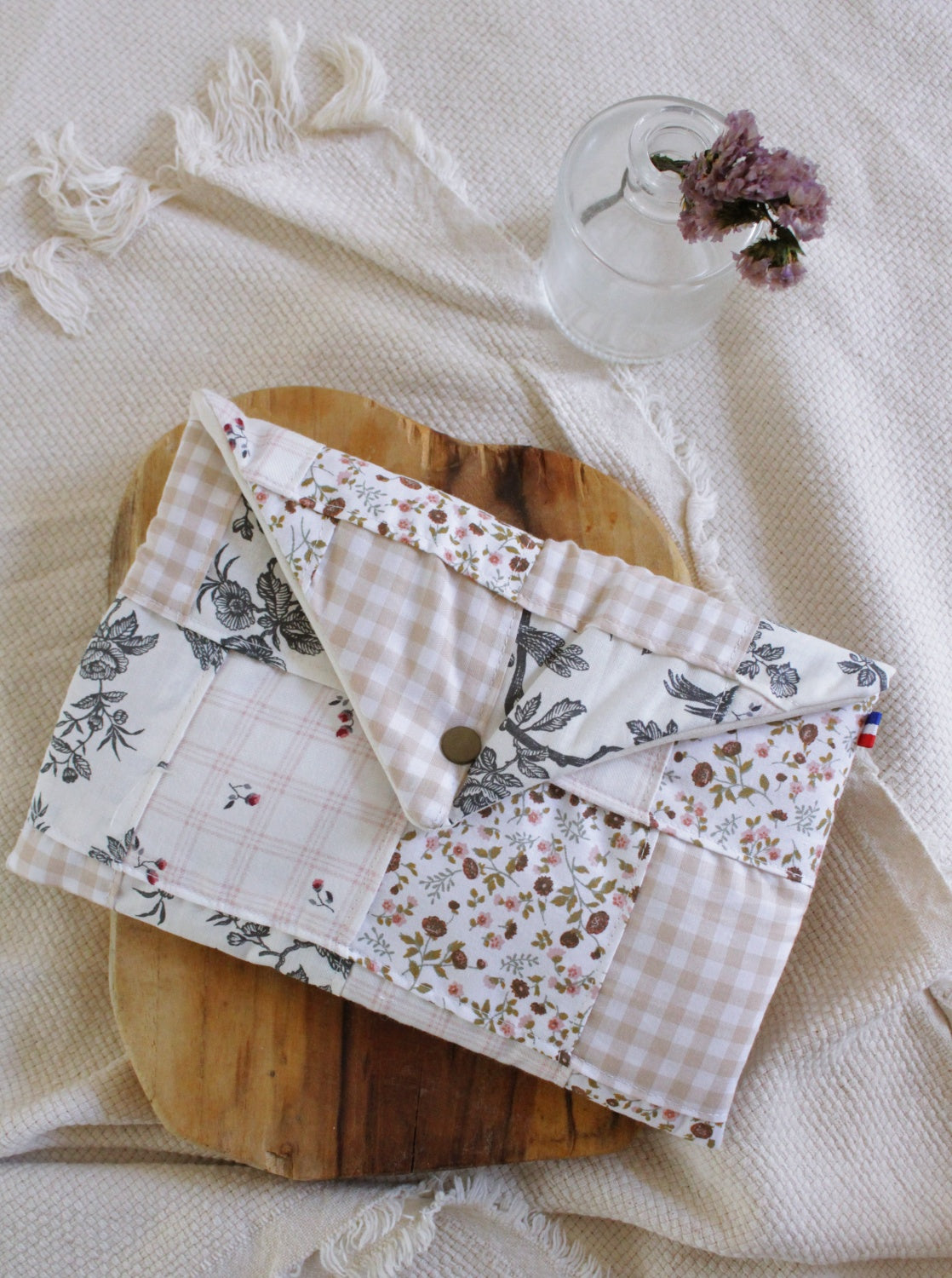 Pochette à livres (format poche) PATCHWORK  // Edition limitée