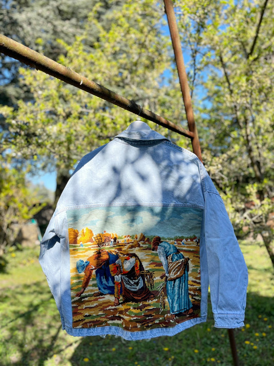 Denim Jacket & Canevas (L) // DES GLANEUSES