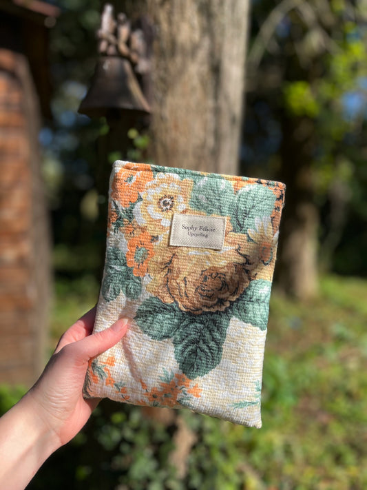 ♻️ Pochette à livres (Poche ou Broché) // PIVOINE