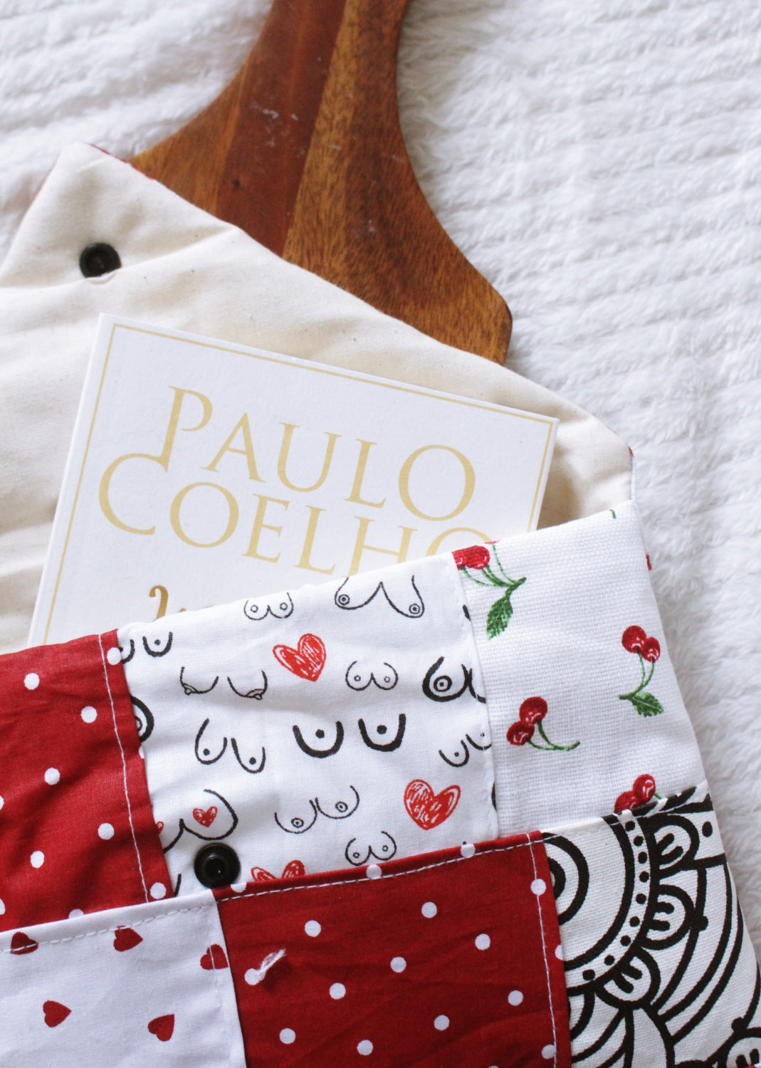 Pochette à livres (format poche) PATCHWORK  // Pièce unique