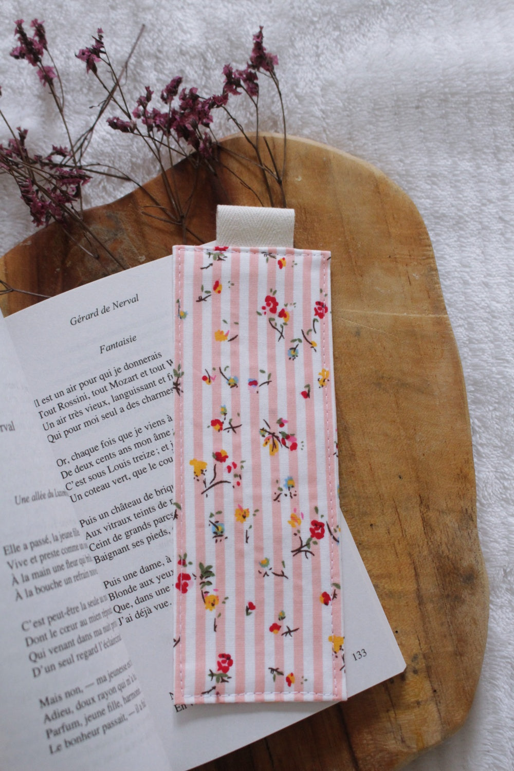 Marques-pages // PANIER FLEURIS