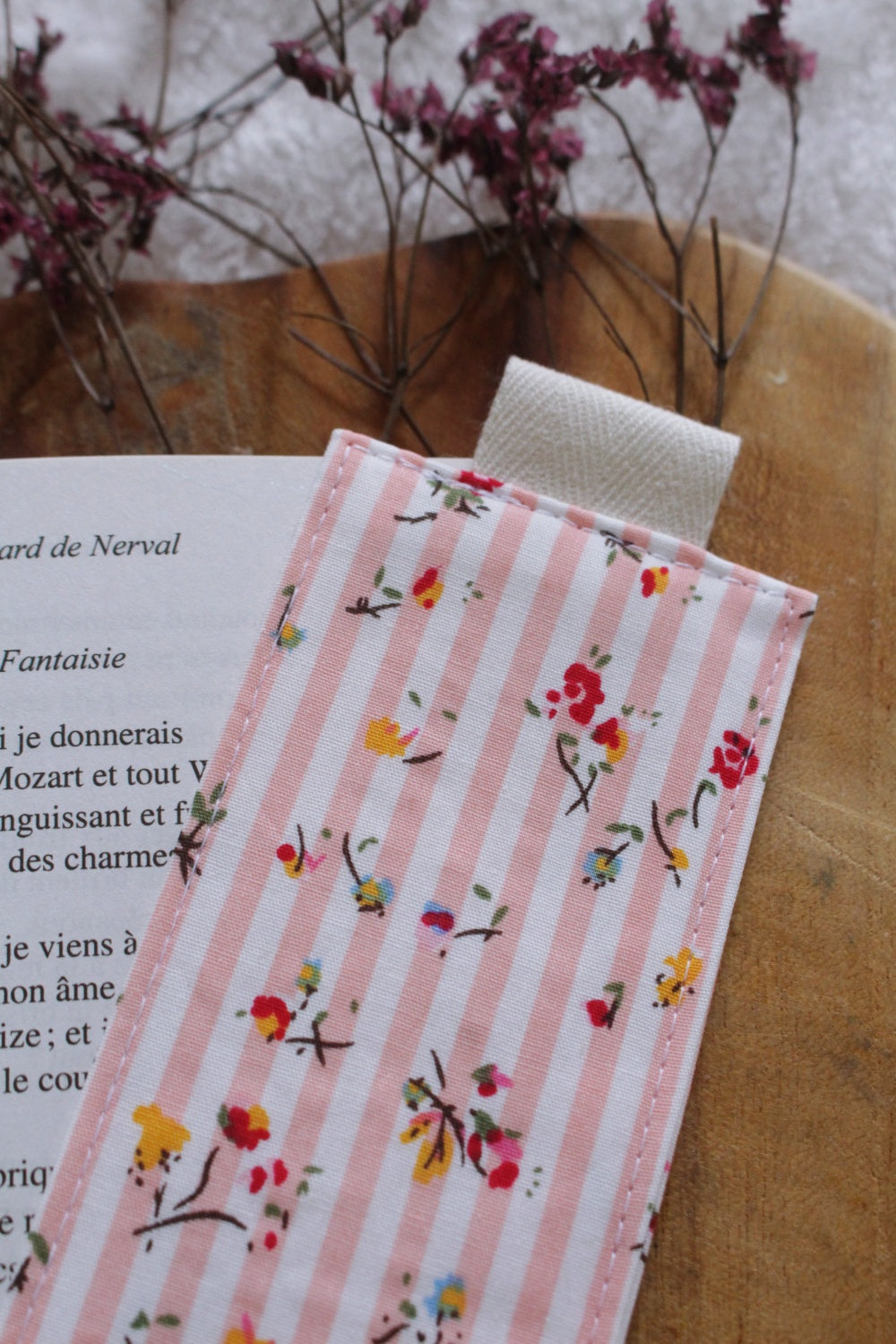 Marques-pages // PANIER FLEURIS