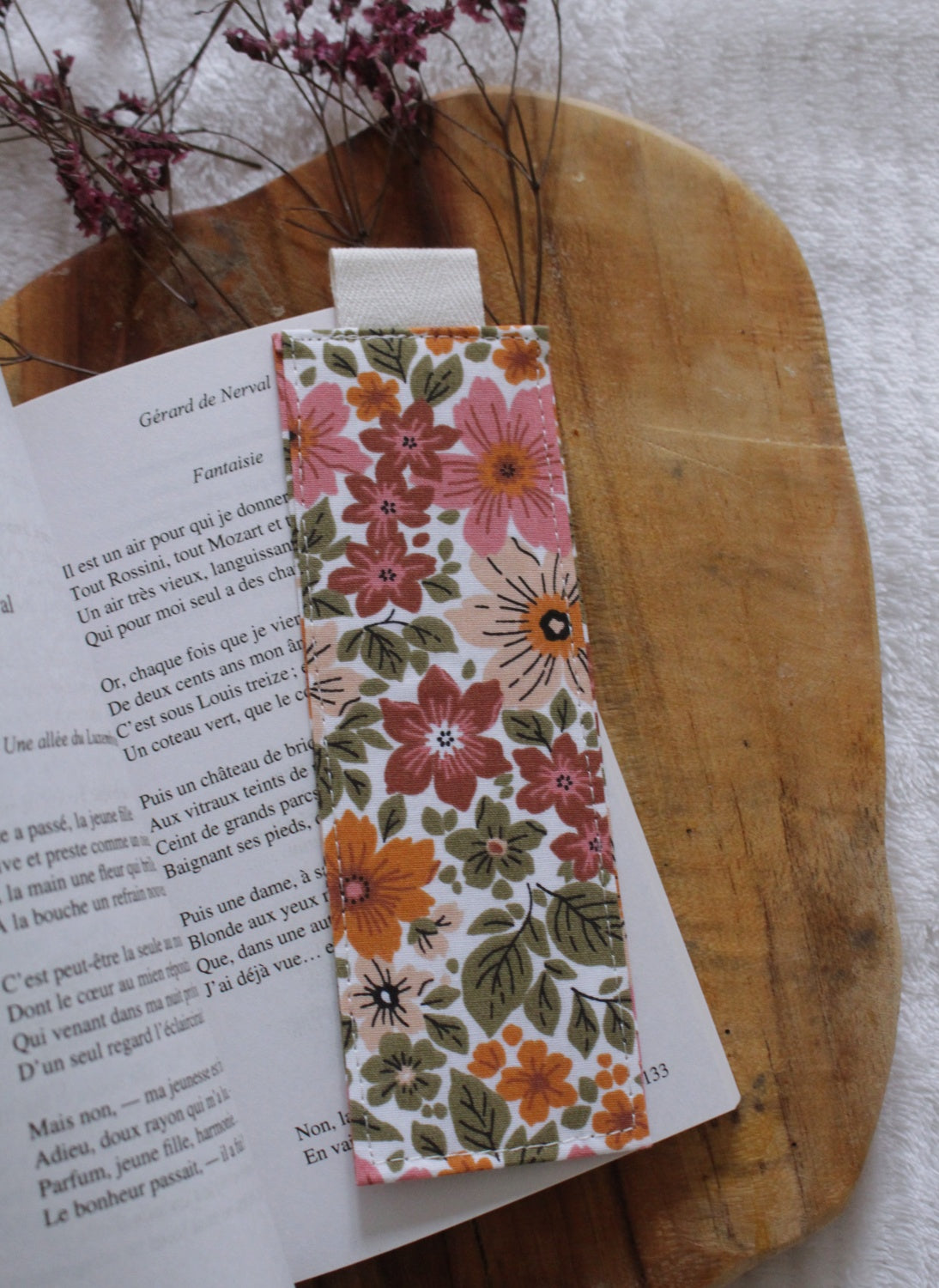 Marques-pages // PANIER FLEURIS