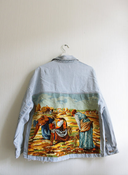 Denim Jacket & Canevas (L) // DES GLANEUSES