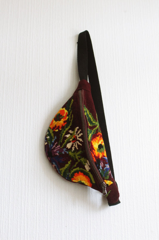 Sac Banane  (Upcyclé ♻️) // "Le bouquet"