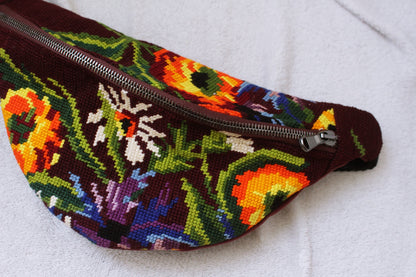 Sac Banane  (Upcyclé ♻️) // "Le bouquet"