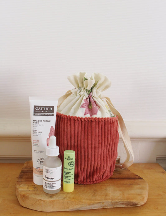 ♻️ Pochon à soins/bijoux // "Marie Antoinette"