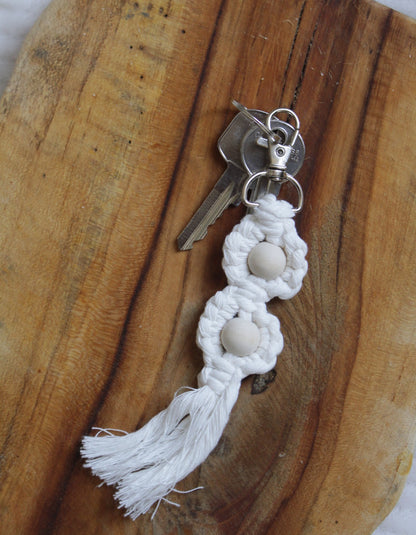 Porte-clé en Macramé