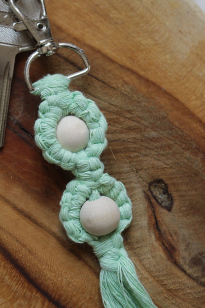 Porte-clé en Macramé