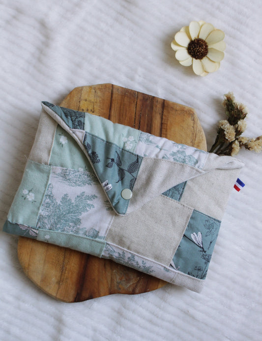 Pochette à livres (format poche) PATCHWORK  // Pièce unique