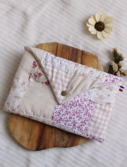 Pochette à livres (format poche) PATCHWORK  // Pièce unique