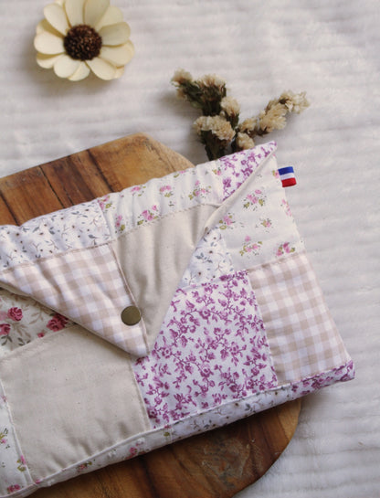 Pochette à livres (format poche) PATCHWORK  // Pièce unique