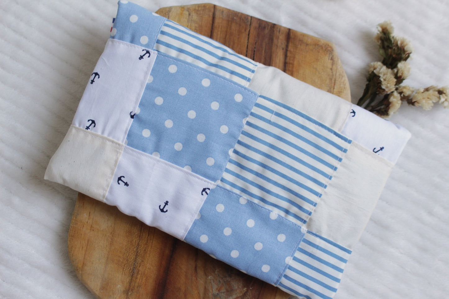 Pochette à livres (format poche) PATCHWORK  // Pièce unique