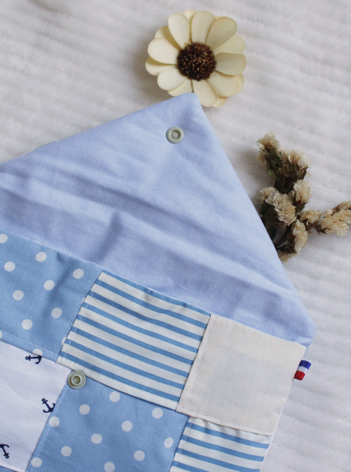 Pochette à livres (format poche) PATCHWORK  // Pièce unique