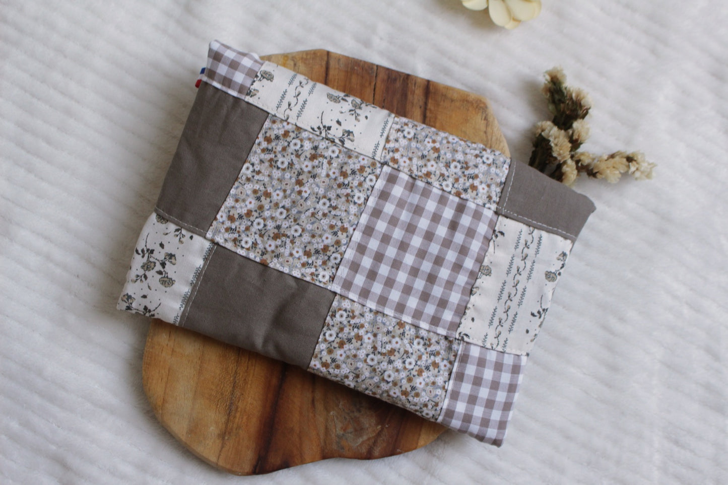 Pochette à livres (format poche) PATCHWORK  // Pièce unique