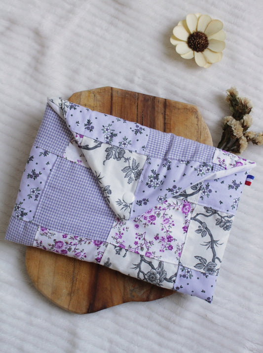 Pochette à livres (format poche) PATCHWORK   // Pièce unique