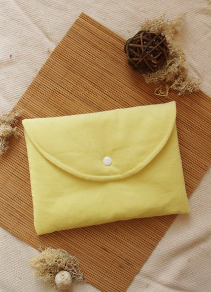 ♻️ Pochette à livres (Poche ou Broché) // YELLOW VELOURS