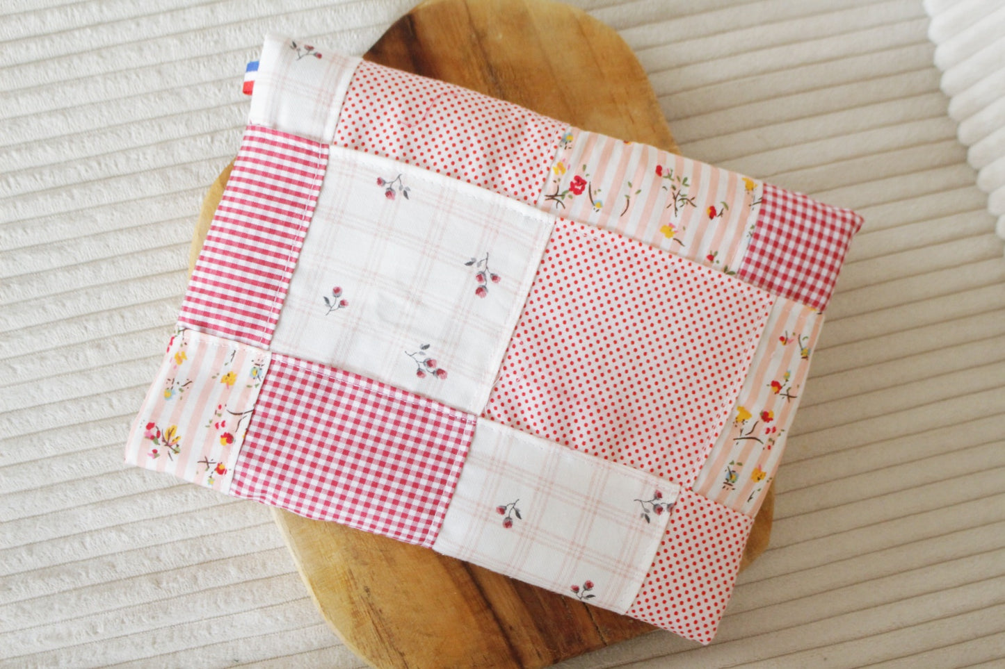 Pochette à livres (format poche) PATCHWORK  // Pièce unique