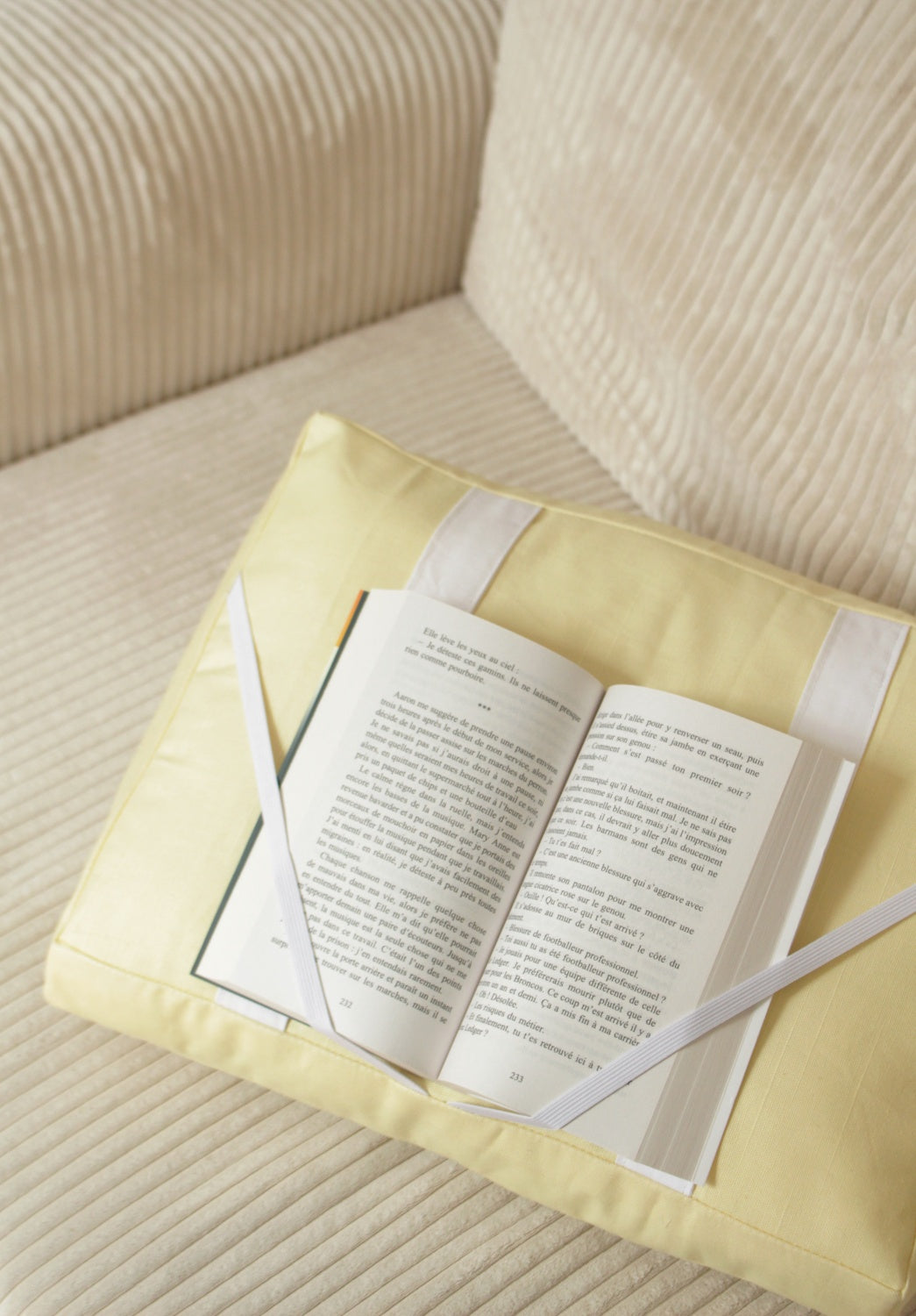 Coussin de lecture // LIMONADE