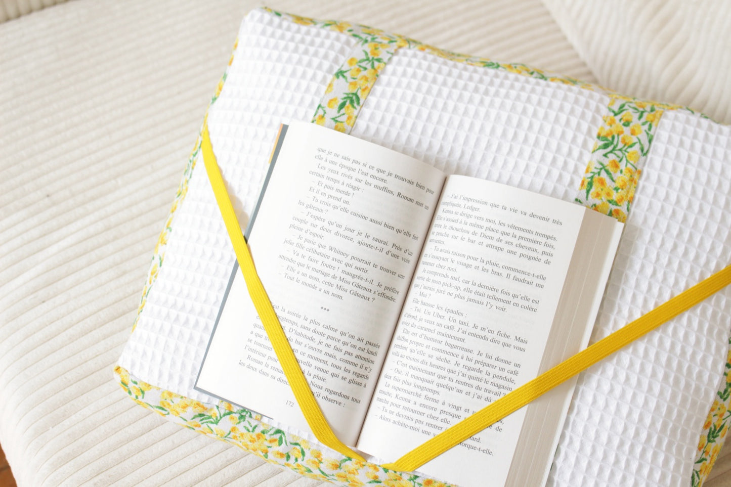 Coussin de lecture // MIMOSA