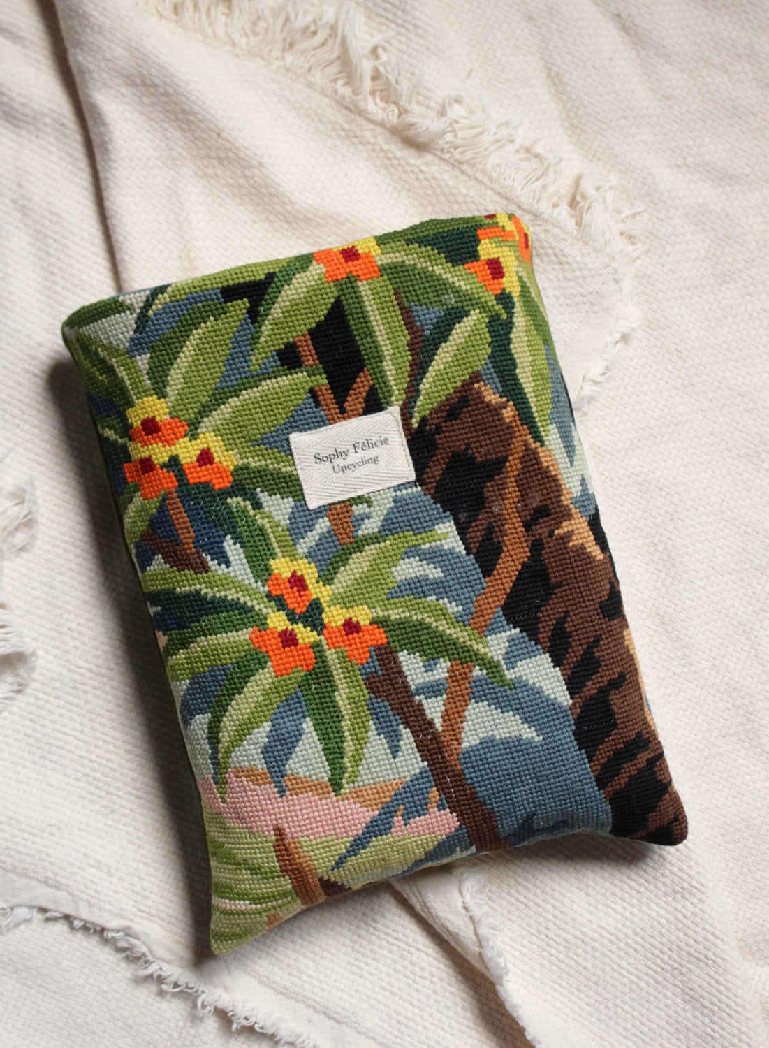 ♻️ Pochette à livres  (Grand format ) // EXOTIC bis