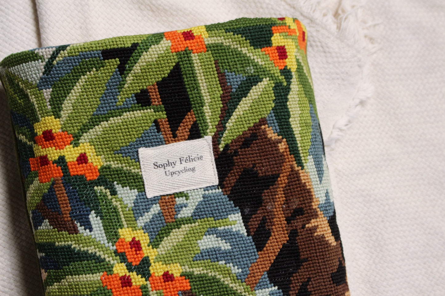♻️ Pochette à livres  (Grand format ) // EXOTIC bis