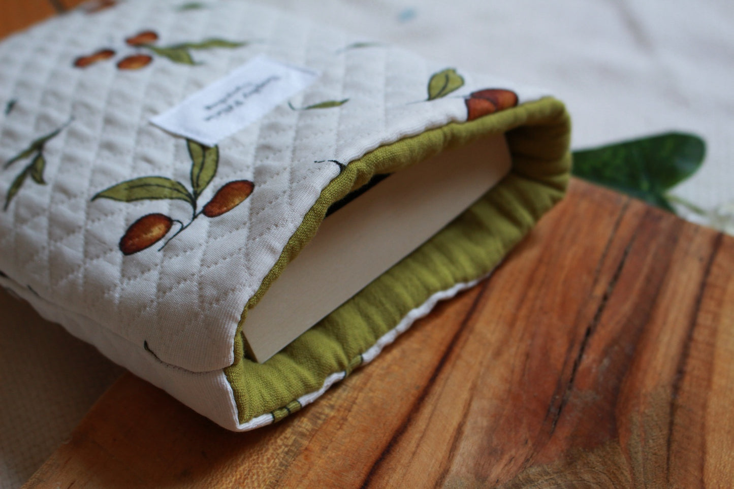 ♻️ Pochette à livre (Poche ou Broché)  // L'OLIVE