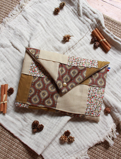 Pochette à livres (format poche) // AUTUMN PATCHWORK