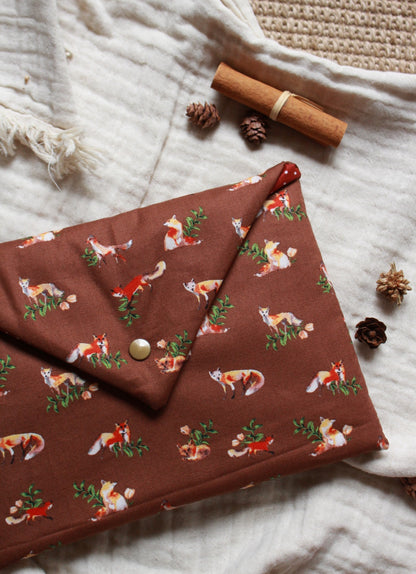 Pochette à livre (Poche ou Broché)  // LA RENARDE
