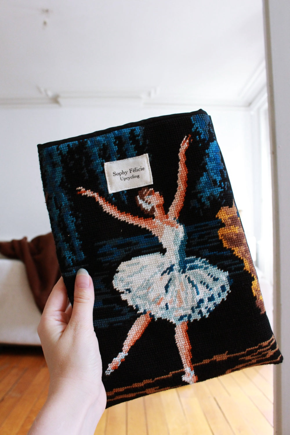 ♻️ Pochette à livres  (Grand format ) // LA DANSEUSE