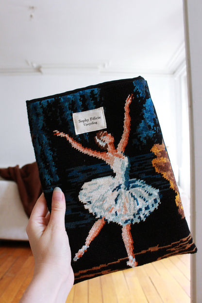 ♻️ Pochette à livres  (Grand format ) // LA DANSEUSE