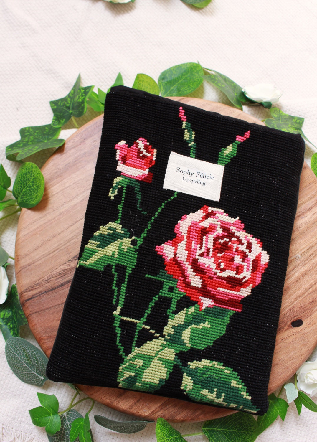 ♻️ Pochette à livres  (Format poche ) // LA PINK ROSE