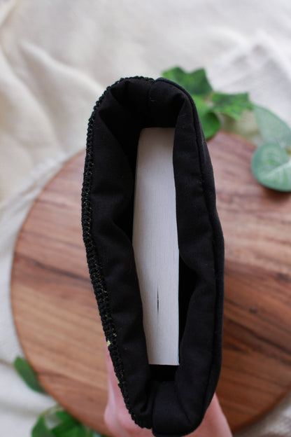 ♻️ Pochette à livres  (Format poche ) // DOUBLE ROSES