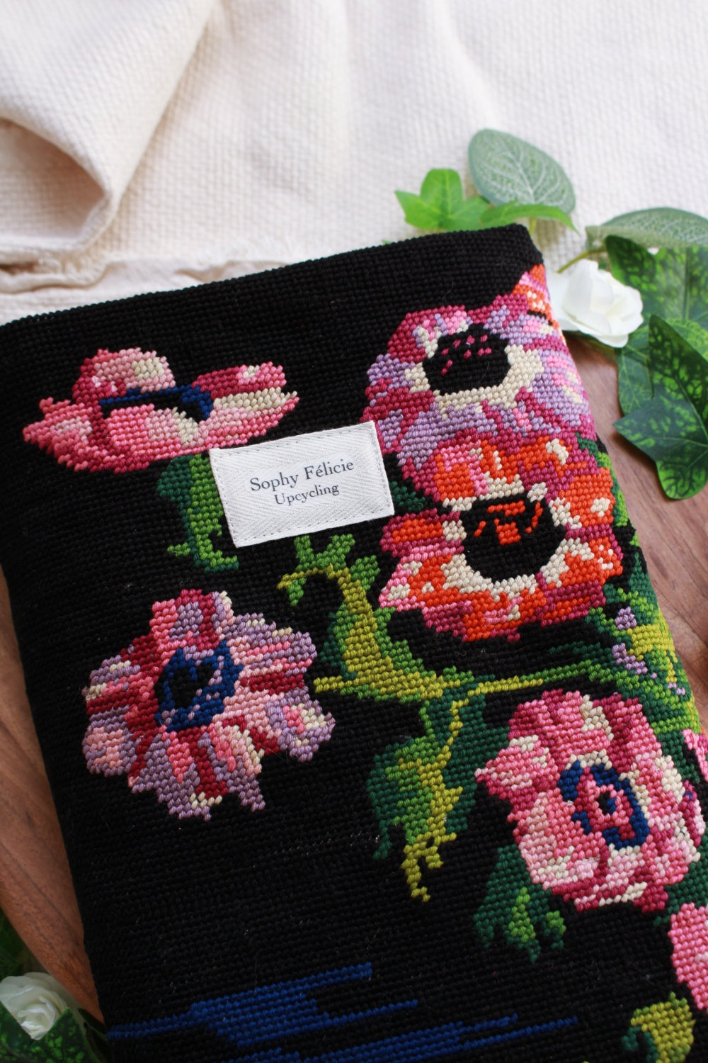 ♻️ Pochette à livres  (Grand Format ) // COSMO BOUQUET